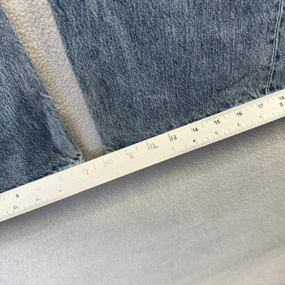 Vintage Levis 501 Jeans Mens 36x36 Blue Straight Leg Distressed Button Fly y2k